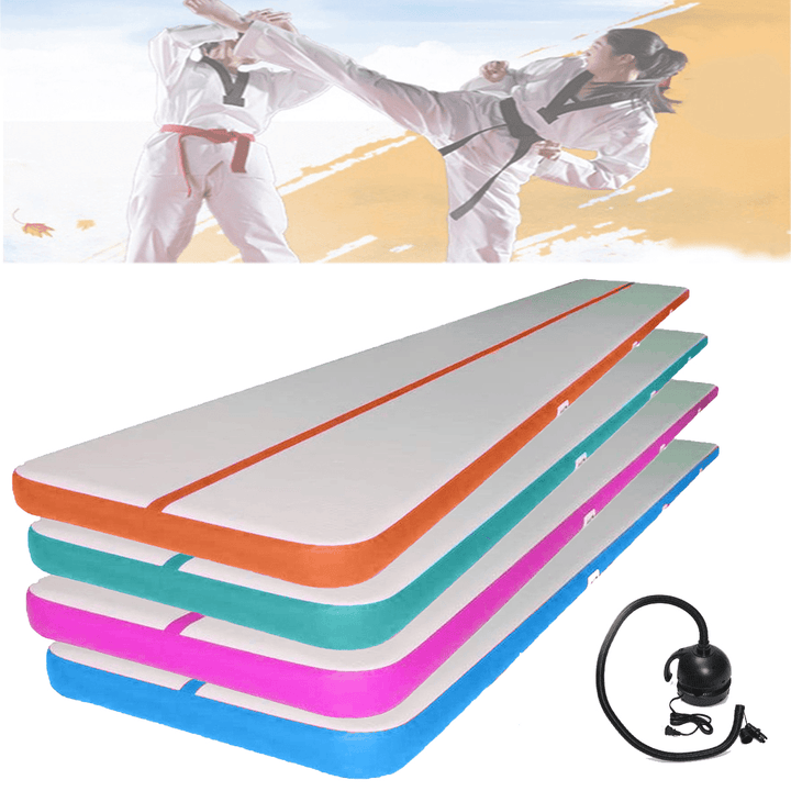 196X39X3.93Inch Airtrack Gymnastics Mat Inflatable GYM Air Track Mat Practice Training Tumbling Pad - MRSLM