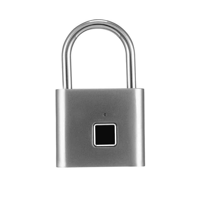 Smart Fingerprint Padlock Keyless Anti-Theft USB Charging Luggage Suitcase Bag Security Home Electronic Door Lock - MRSLM