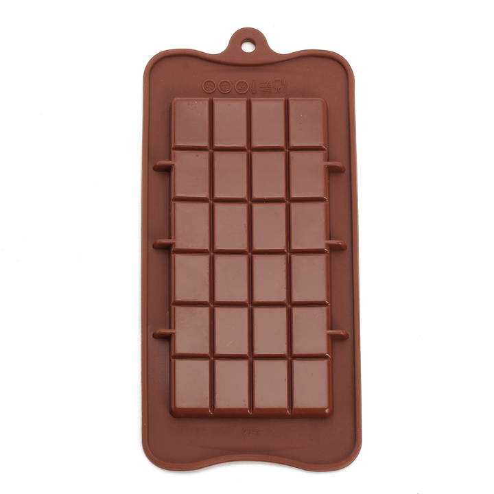 Chocolate Mold Mould Bar Break Apart Choc Block Ice Tray Silicone Cake Baking Mold - MRSLM