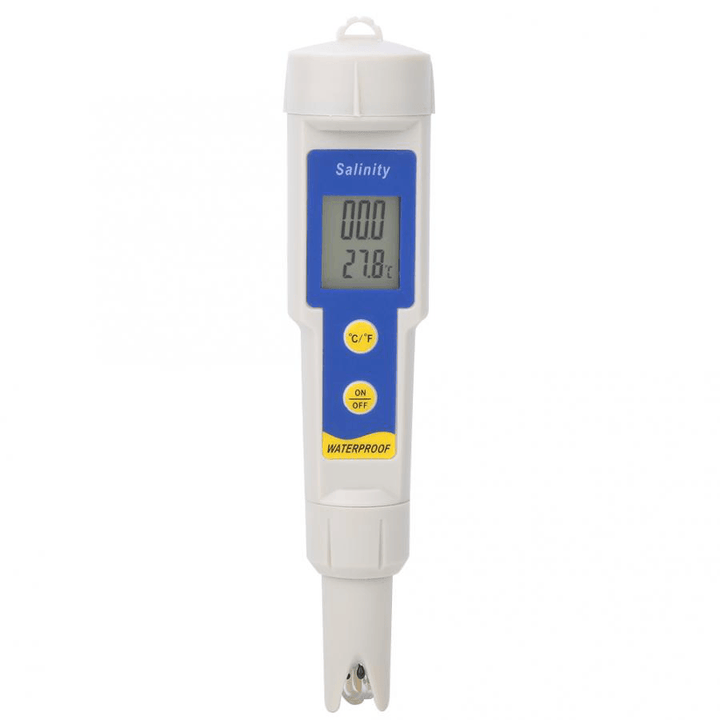 Salinity Meter SA-1397 Portable Digital Salinity Meter High Waterproof Temperature Tester - MRSLM