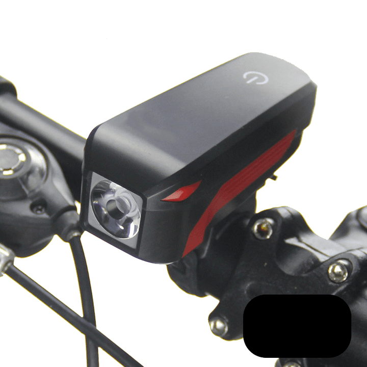 XANES XL04 T6 Bicycle Headlight Electronic Bell Siren Alert Trumpet USB Charge 140DB - MRSLM