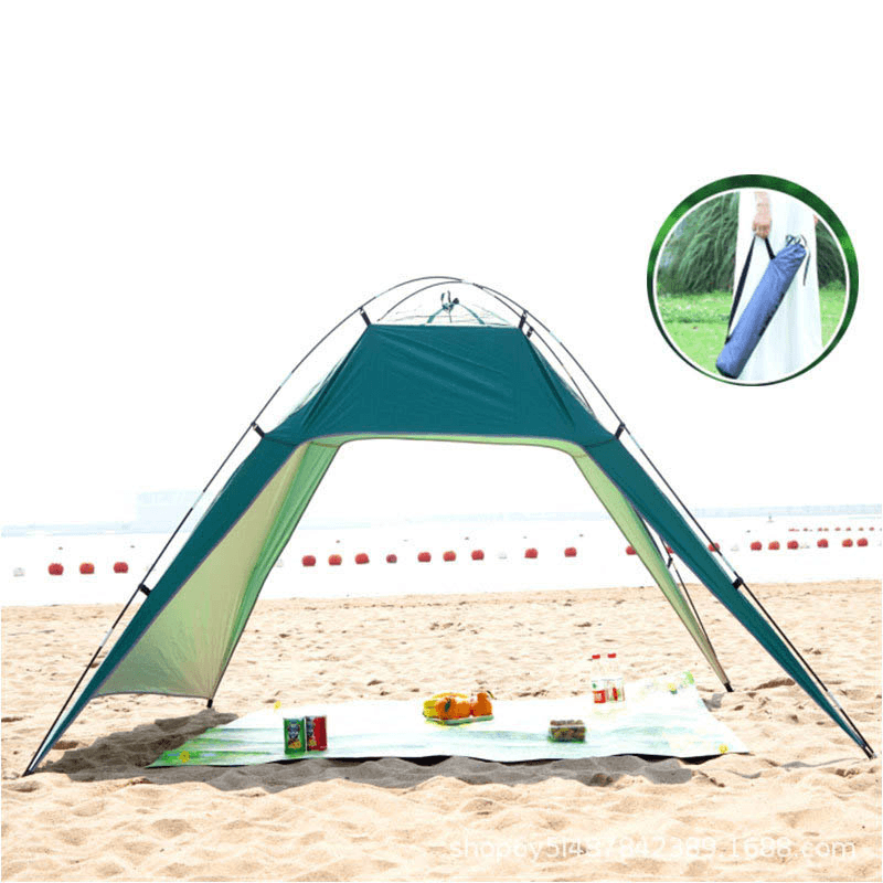 Ipree® Canopy Tent Retractable Folding Sunscreen Camping Pergola Portable Outdoor Camping Beach Sunshade - MRSLM