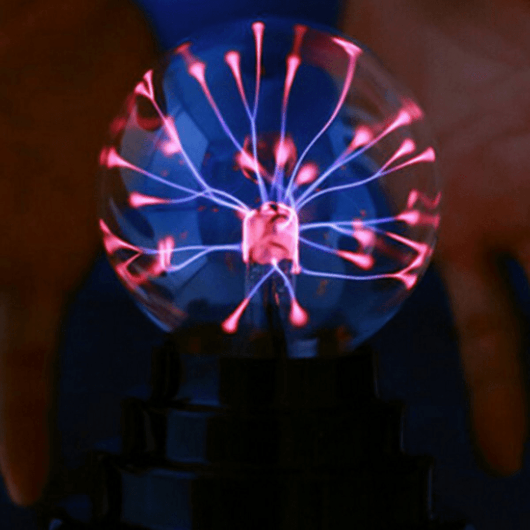 3 Inch Butterfly Plasma Ball Light Table Lamp Cool Magic Fun Science Electricity Desktop Decor - MRSLM