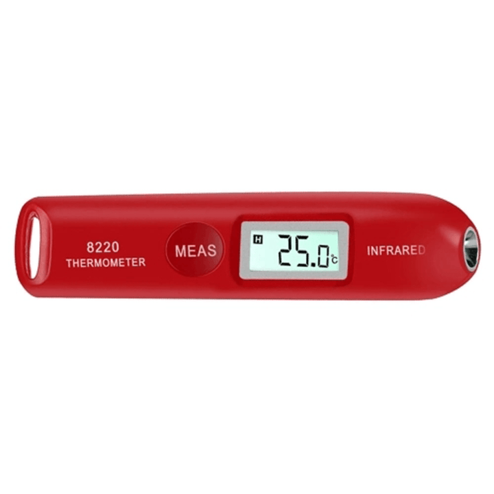 Mini Digital Infrared Temperature Detector Portable Temperature Measuring Pen with LCD Display Screen Compact for Body Temperature - MRSLM