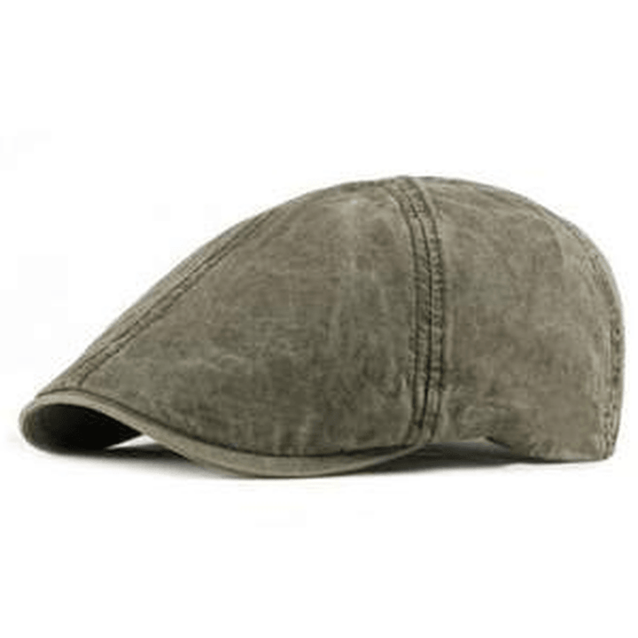 Spring and Summer Beret Men'S Casual British Retro Simple Trend - MRSLM