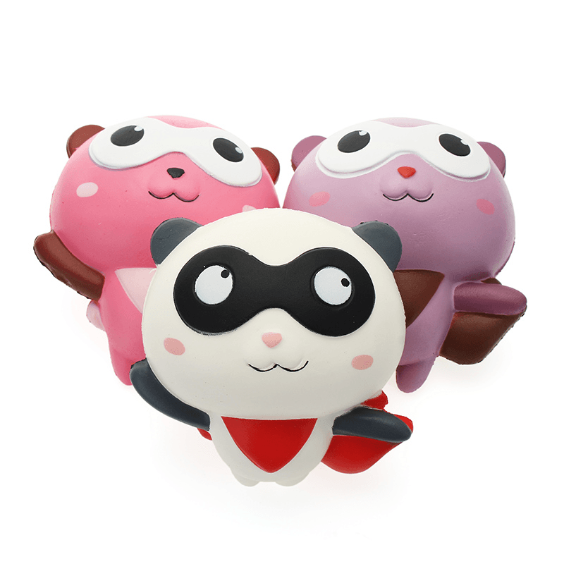 Yunxin Squishy Panda Man Robin Team 12Cm Slow Rising with Packaging Collection Gift Decor Toy - MRSLM