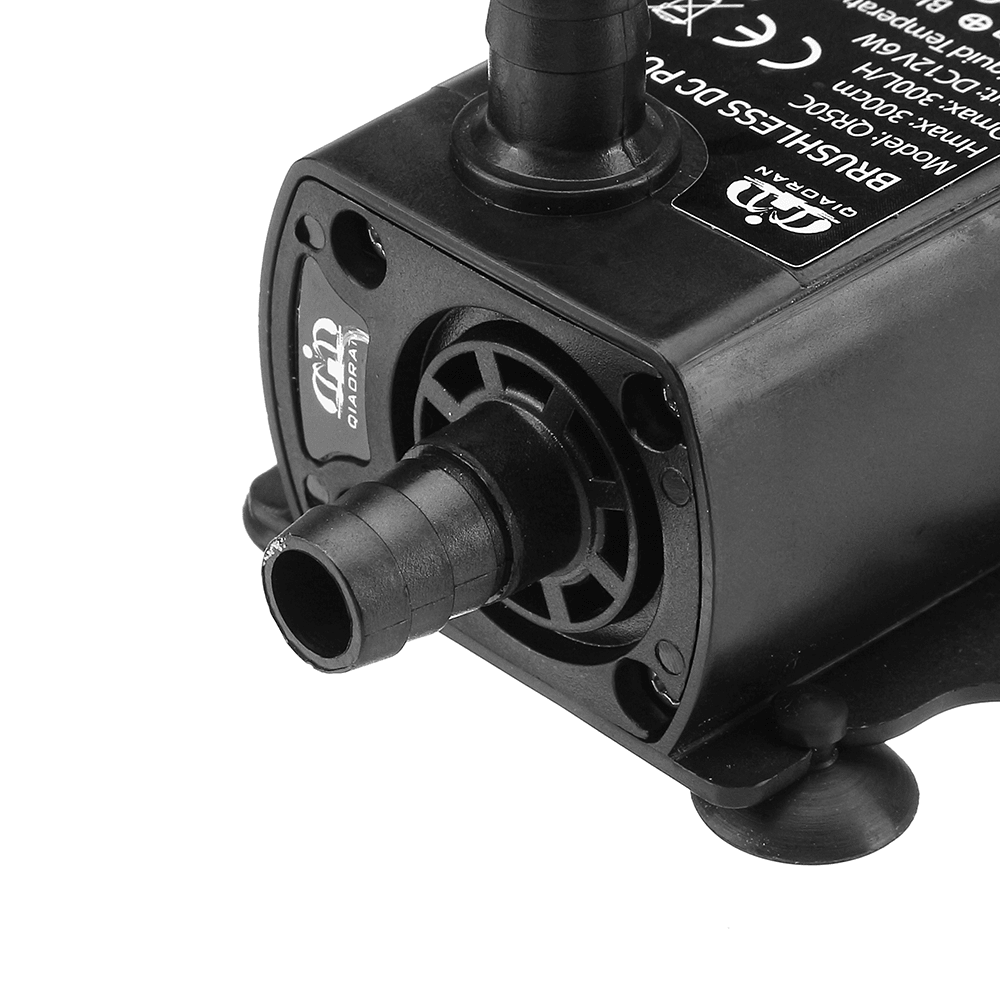 Machifit DC 5V 12V 6W Water Pump USB Female Plug Ultra-Quiet Mini Brushless DC Water Pump - MRSLM