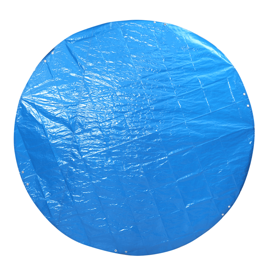 15Ft Inflatable Swimming Pool Protective Cover Dustproof Protection Mat for Outdoor Backyard Garden - MRSLM