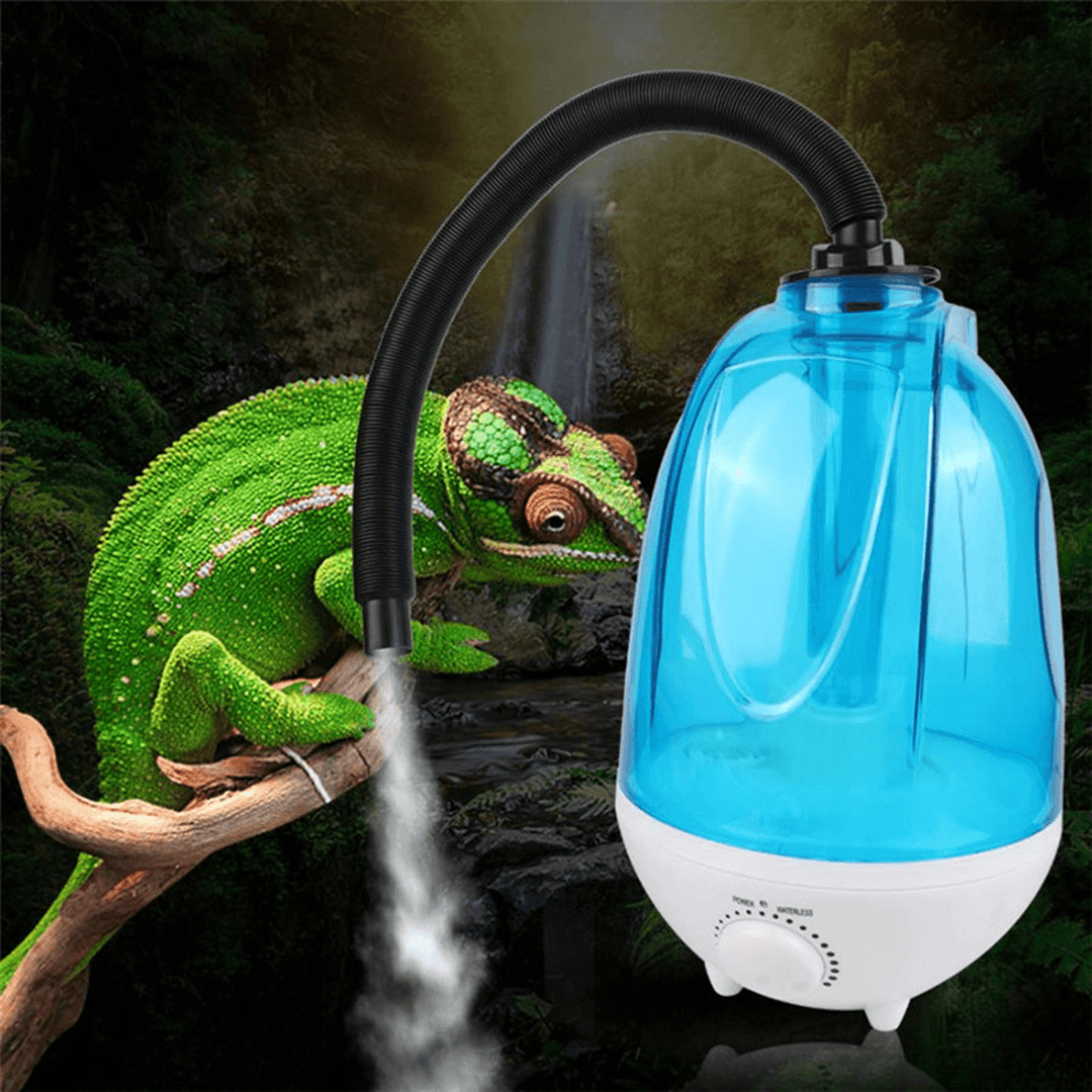 3L Reptile Terrarium Tank Humidifier Fog Generator Fogger Vaporizer 110-220V - MRSLM