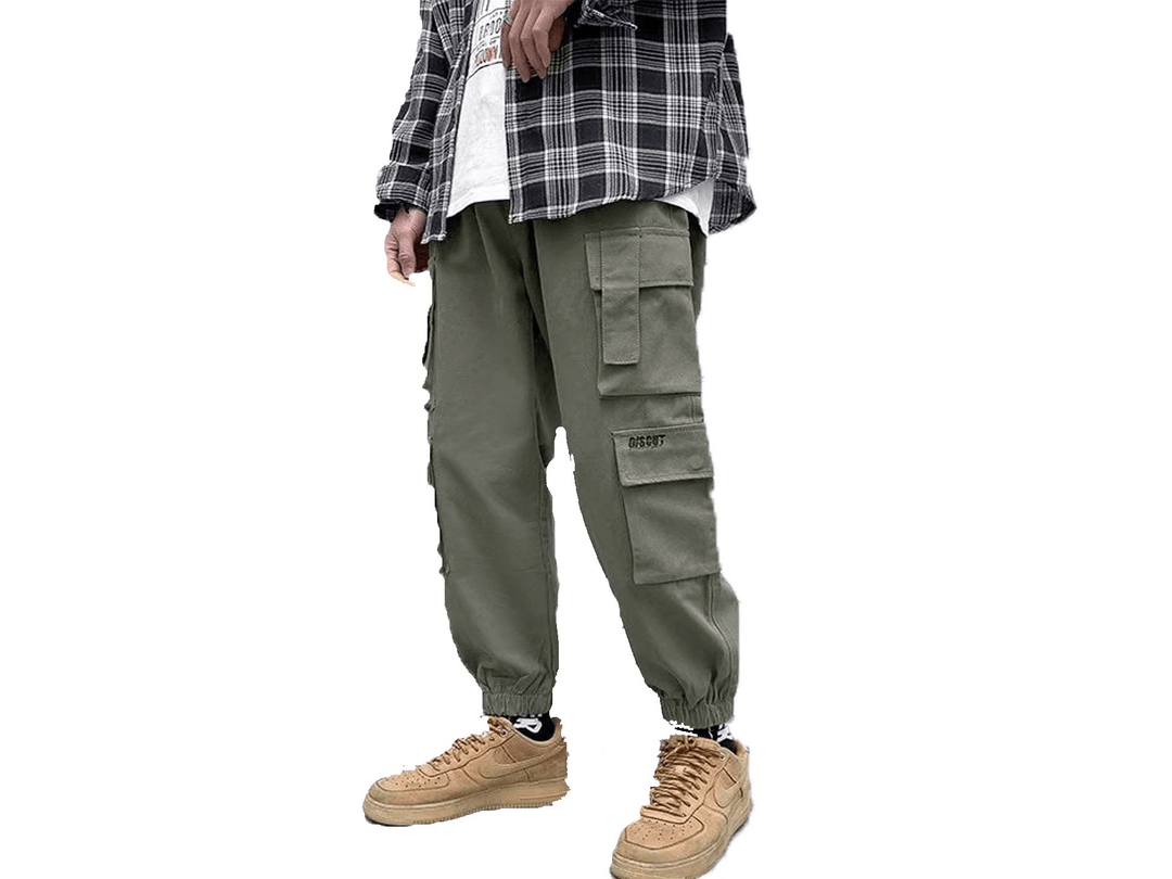 Men'S Versatile Multi-Pocket Harem Trousers and Overalls - MRSLM