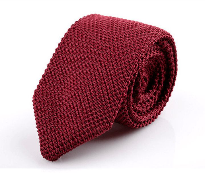 Korean Version of British Retro Fashion Wool Hand-Made Tide Sharp-Pointed Necktie - MRSLM