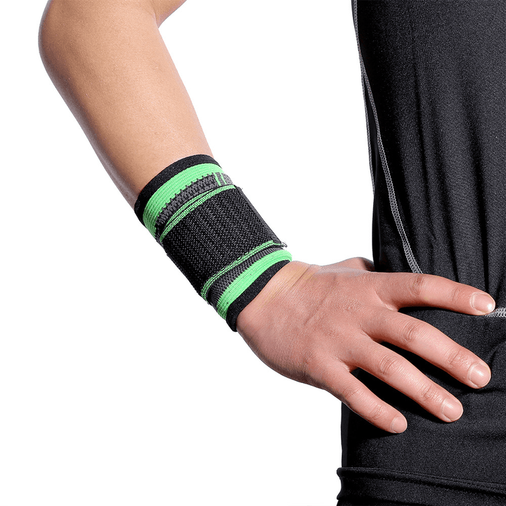 KALOAD 1PC Dacron Adults Wrist Support Outdoor Sports Bracers Bandage Wrap Fitness Protective Gear - MRSLM