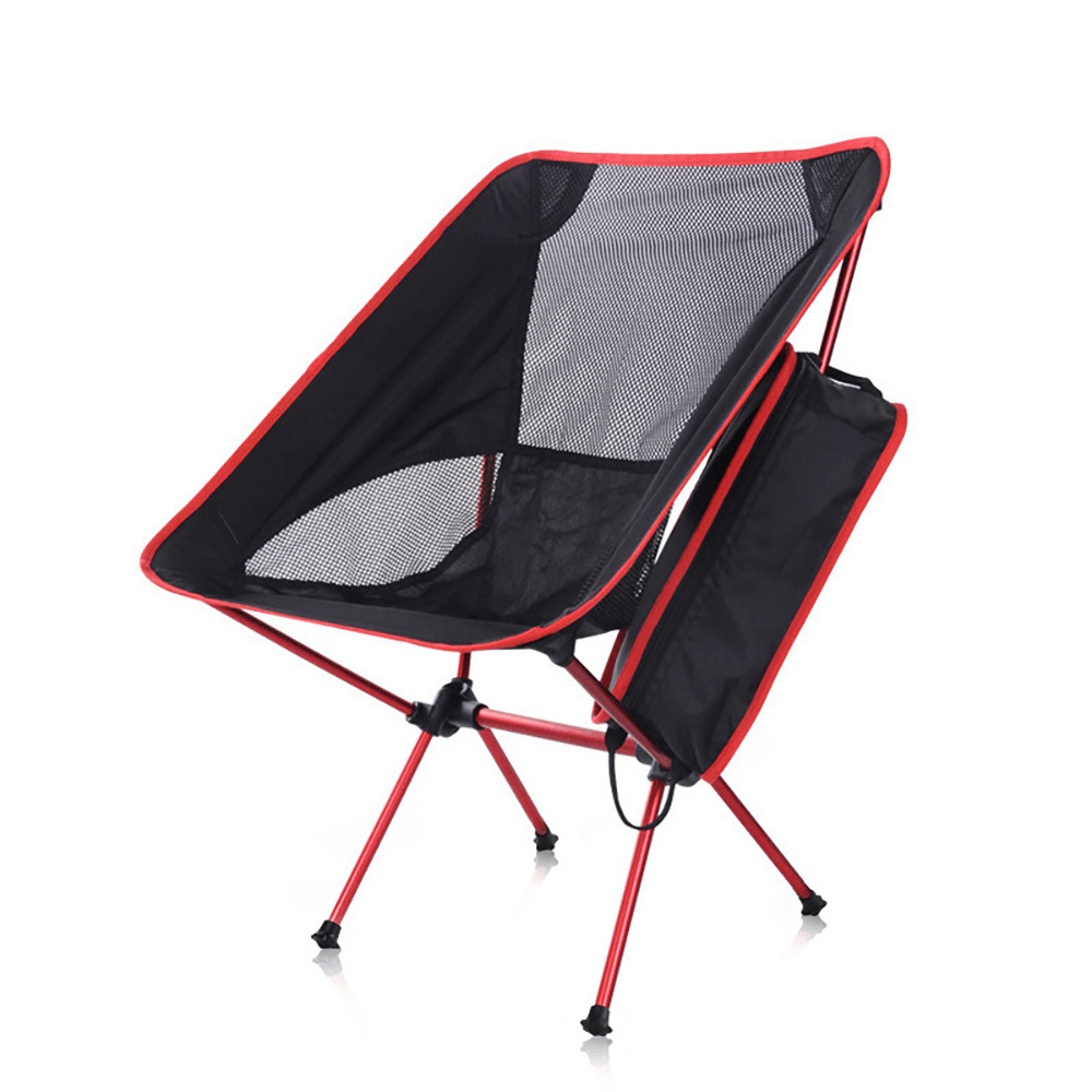 Folding Chair Portable Aluminum Moon Chair Leisure Folding Chair Outdoor Beach Outdoor Fishing Camping Barbecue Picnic Beach Load 150Kg - MRSLM