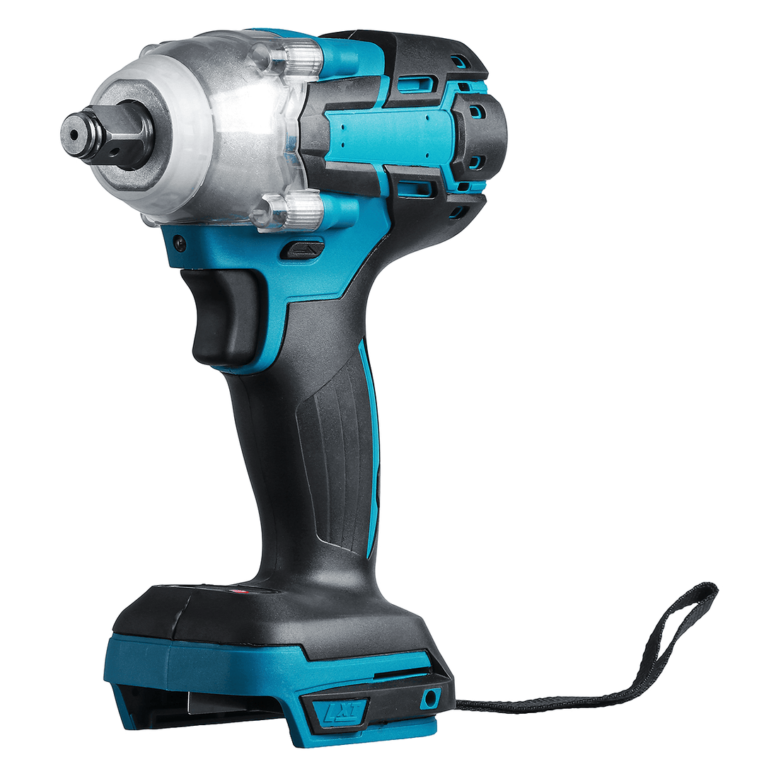 Cordless Brushless Impact Wrench 520N.M Torque 1/2'' Socket Electric Wrench Tool for Makita 18V Battery - MRSLM