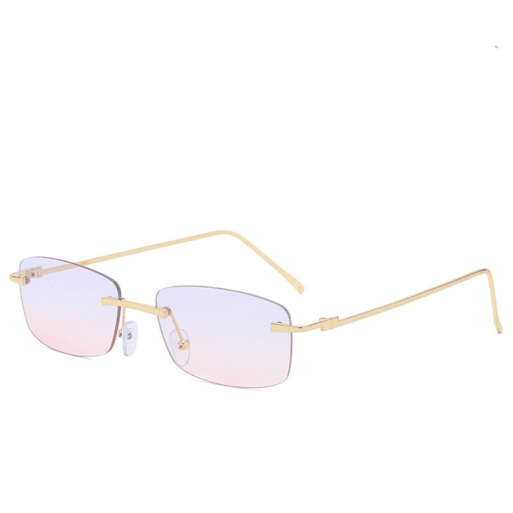 Fashion Rimless Cut-Edge Sunglasses Ocean Lens Sunglasses - MRSLM