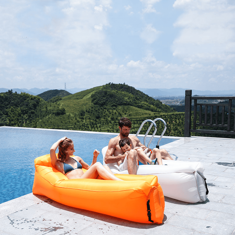 Naturehike Outdoor Portable Waterproof Inflatable Air Sofa Camping Beach Sofa Foldable Inflatable Sleeping Lounger - MRSLM