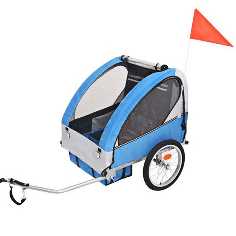 BIKIGHT 2-In-1 Children'S Bicycle Trailer Push Car Foldable Light Outdoor Travel Children Baby Car Children'S Gifts - MRSLM