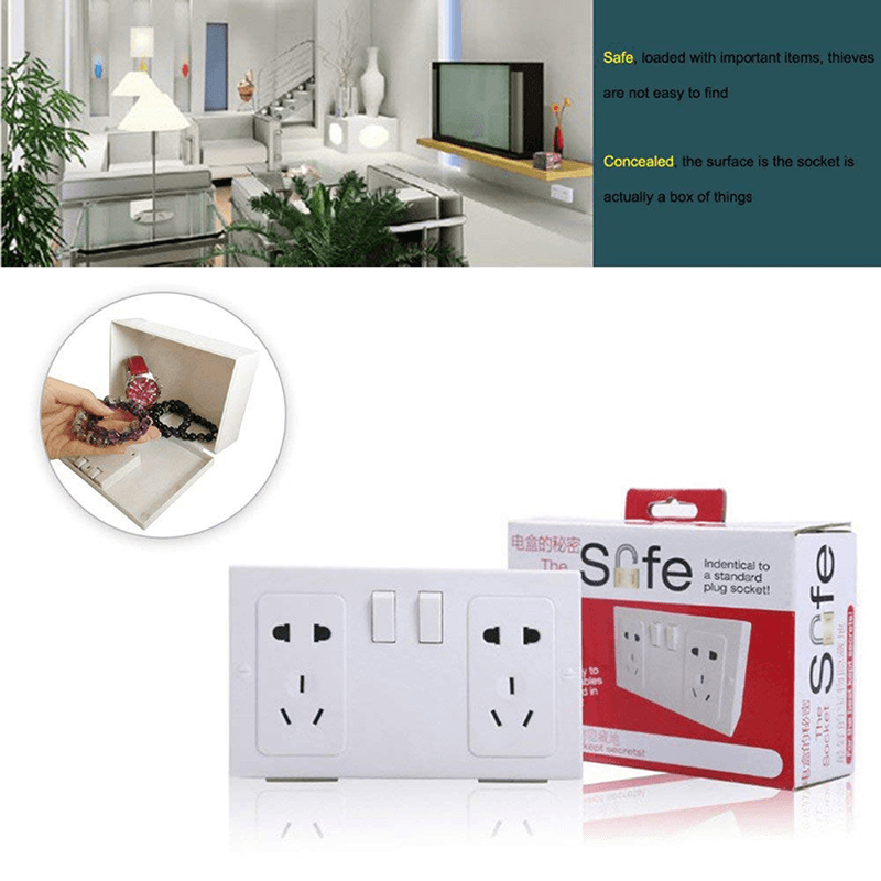 Socket Shape Storage Box Door Takagism Fun Game and Real Life Supply Room Escape Room Game Props - MRSLM