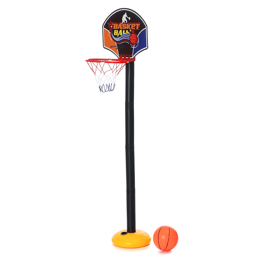 Children Basketball Rack Family Game Adjustable Sport Basketball Box Set Home Toys - MRSLM