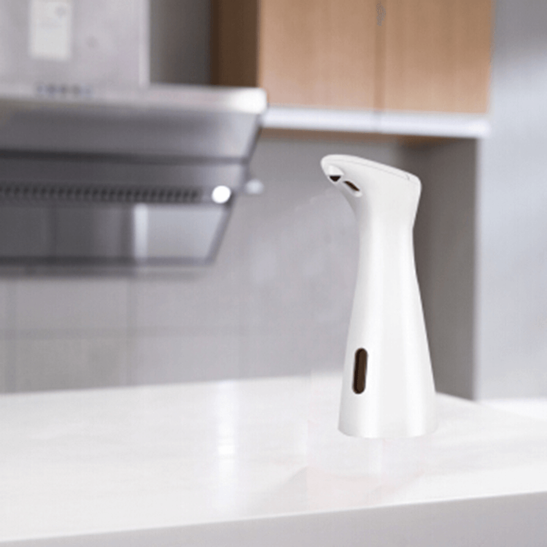 200ML Automatic Liquid Soap Dispenser IR Sensor Touchless Smart Hands Free Washer Bathroom Kitchen - MRSLM