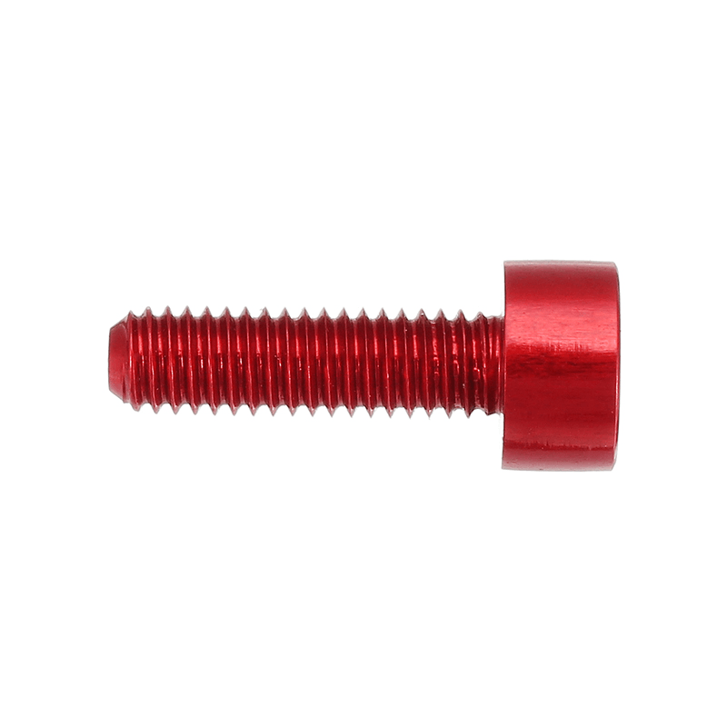 Suleve™ M3AH2 10Pcs M3X10Mm Hex Socket Cap Head Screws 7075 Aluminum Alloy Red - MRSLM