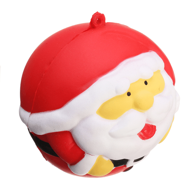 Squishyfun Squishy Snowman Father Christmas Santa Claus 7Cm Slow Rising with Packaging Collection Gift Decor - MRSLM