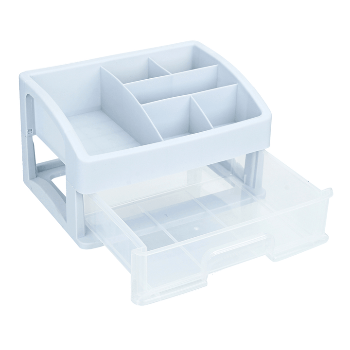 1/2/3 Layers Plastic Desktop Organizer Drawer Makeup Holder Box Make Sundry Storage Box Container - MRSLM