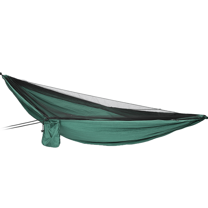 2 Persons 2-In-1 Camping Canopy Hammock Tent Set Lightweight Portable Hammock Outdoor Camping Travel Backyard Hammock - MRSLM