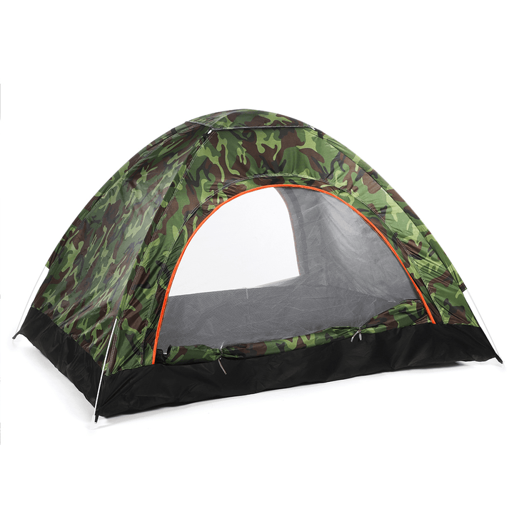 3-4 Person Automatic Camping Tent Double Door Tent Anti-Uv Sun Shade Canopy Outdoor Beach Hiking Fishing Tent 79 X 79 X 49 Inches - MRSLM