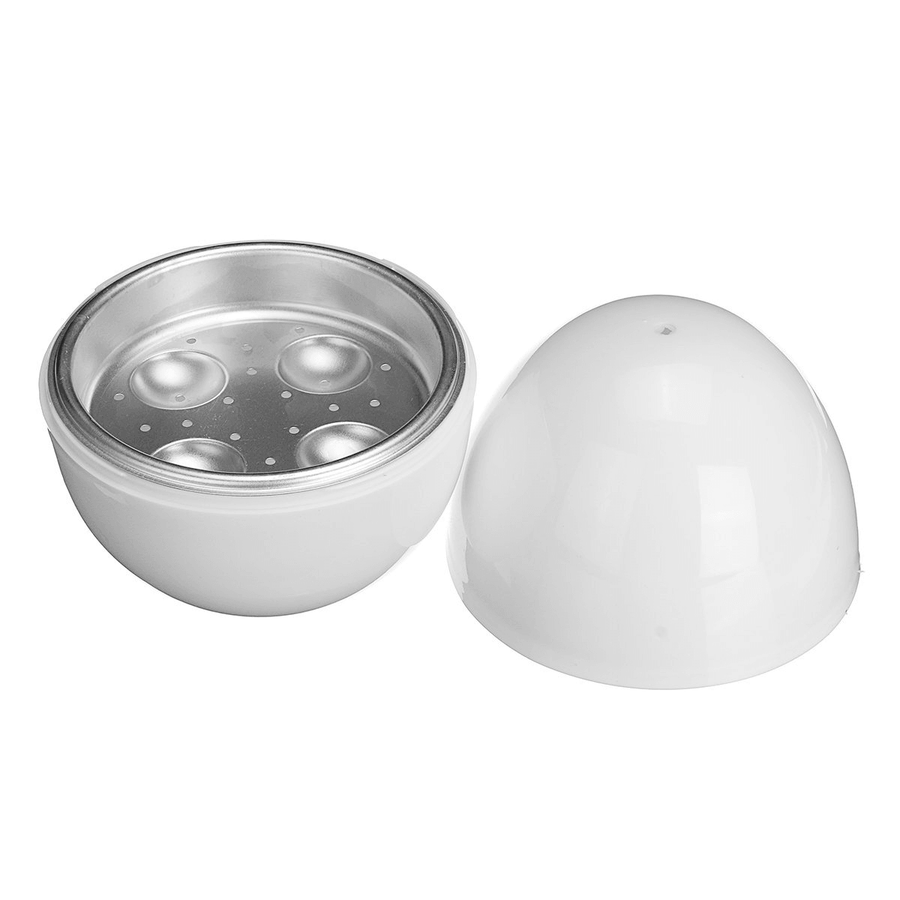 Microwave Egg Cooker 4-Eggs Cooking Boiler Steamer Kitchen Cooking Tool Quick Breakfast - MRSLM