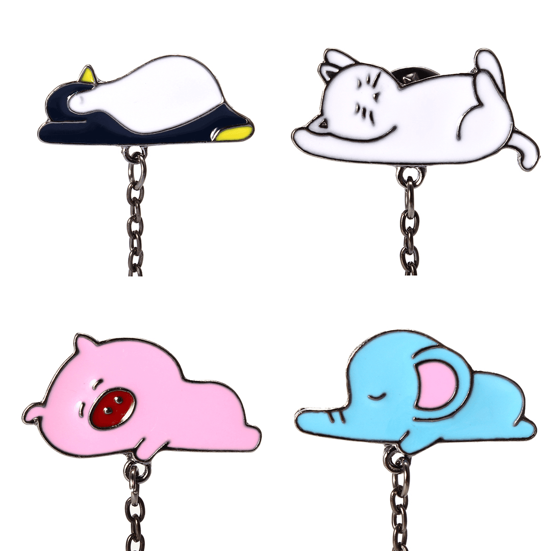 Cartoon Enamel Collar Pins Badge Corsage Cute Brooch Fashion Jewelry Decorations - MRSLM