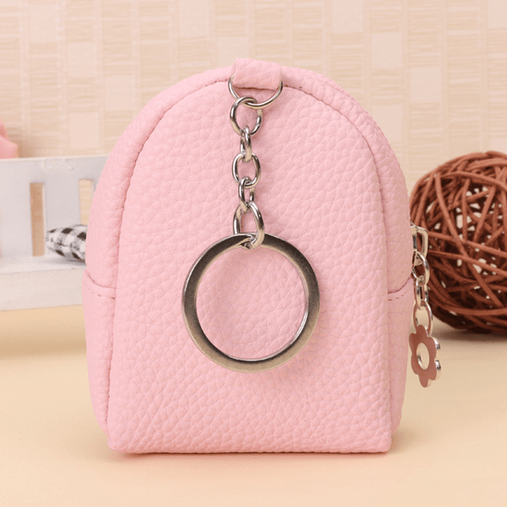 Women Quality PU Leather Cute Floral Pattern Change Wallet Coin Purse Card Holder - MRSLM