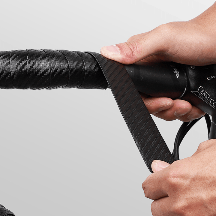 WEST BIKING EVA Bike Handlebar Tape Anti-Slip Shock Absorption Handle Bar Tape Cycling Handle Accessories with Two Plug - MRSLM