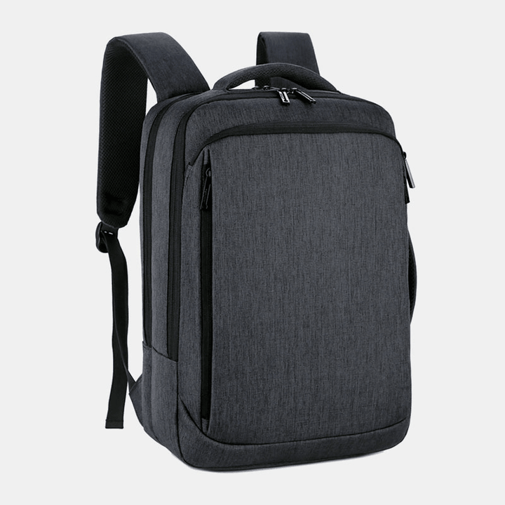 Men Oxford 15.6 Inch USB Charging Business Laptop Bag Backpack - MRSLM