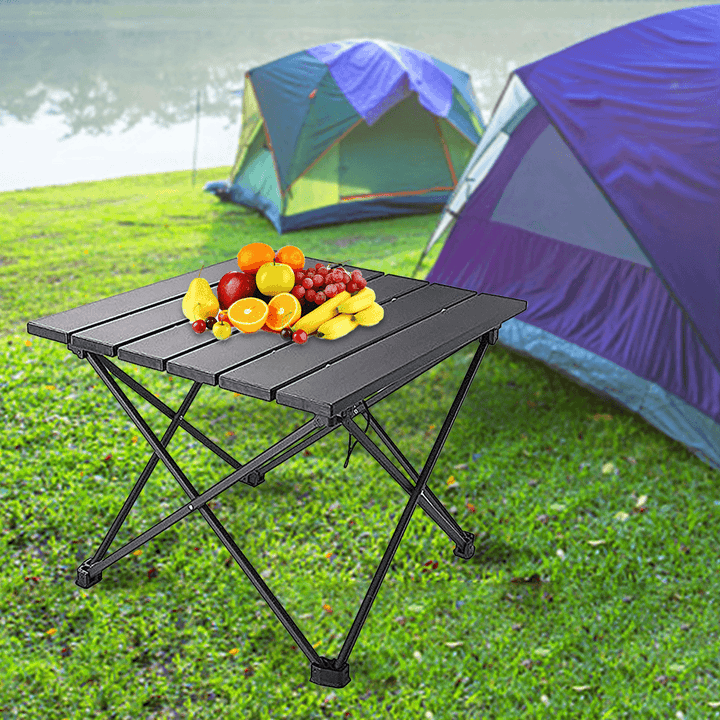 Portable Folding Table Camping Picnic Beach Desk Aluminium Alloy for Outdoor - MRSLM