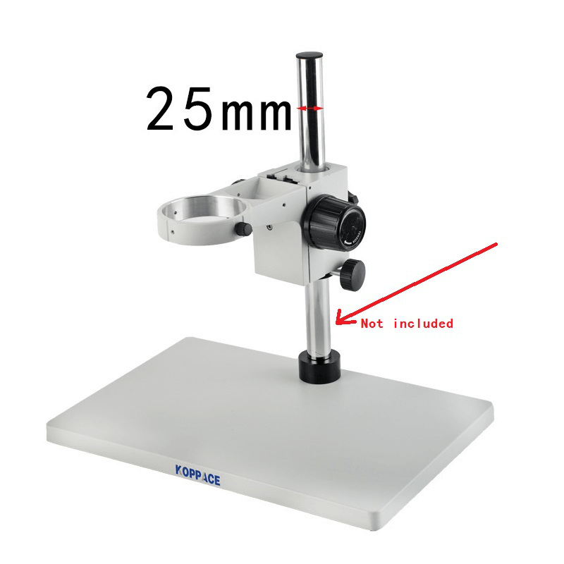 KOPPACE Column Diameter 25Mm Stereo Microscope Focusing Bracket Lens Diameter 76Mm Microscope Focusing Rack - MRSLM