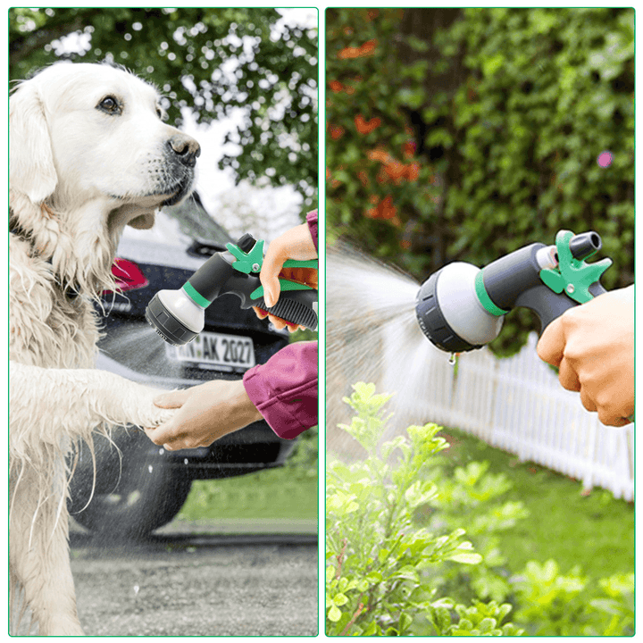 Garden Multifunction 8 Mode Water Spear Household Watering Nozzle Sprinkler Car Wash Spraying Spear - MRSLM