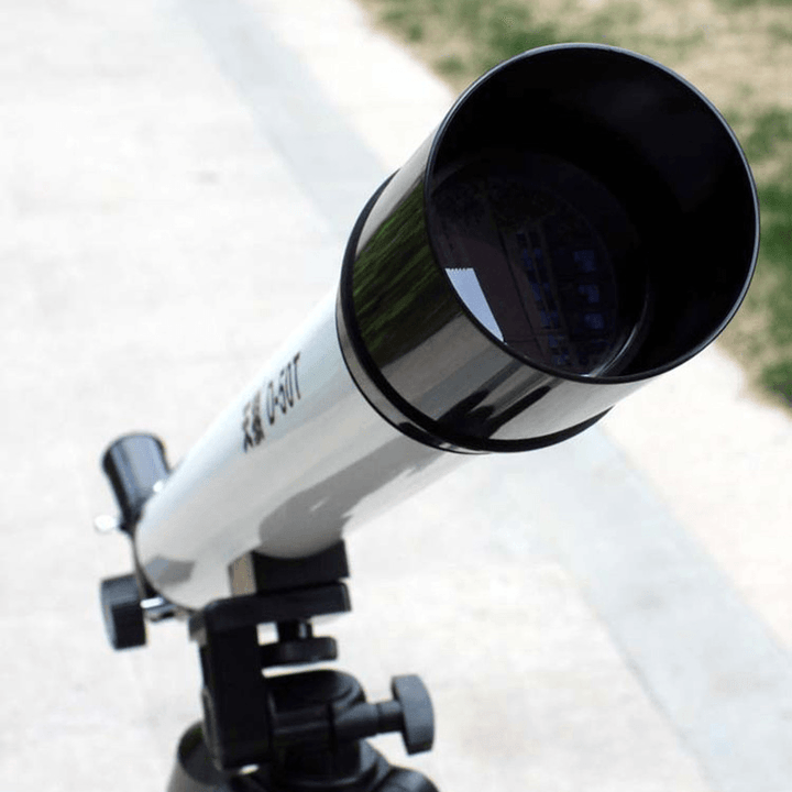 125X Refractive Astronomical Telescope with Tripod Kids 360° Surround Outdoor Monocular Children Refractive Astrophile Space Observation Tool - MRSLM