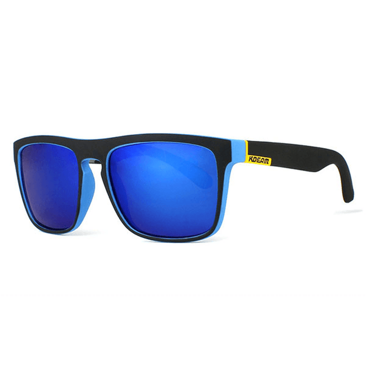 Men UV400 Polarized Sun Glassess Outdooors Driving anti Glare Colorful Lens Glasses - MRSLM