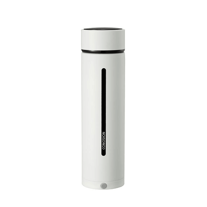 Ipree® 450Ml Insulated Cup Smart LCD Temperature Display Vacuum Thermos Food Grade Stainless Steel Water Bottle with Phone Holder - MRSLM