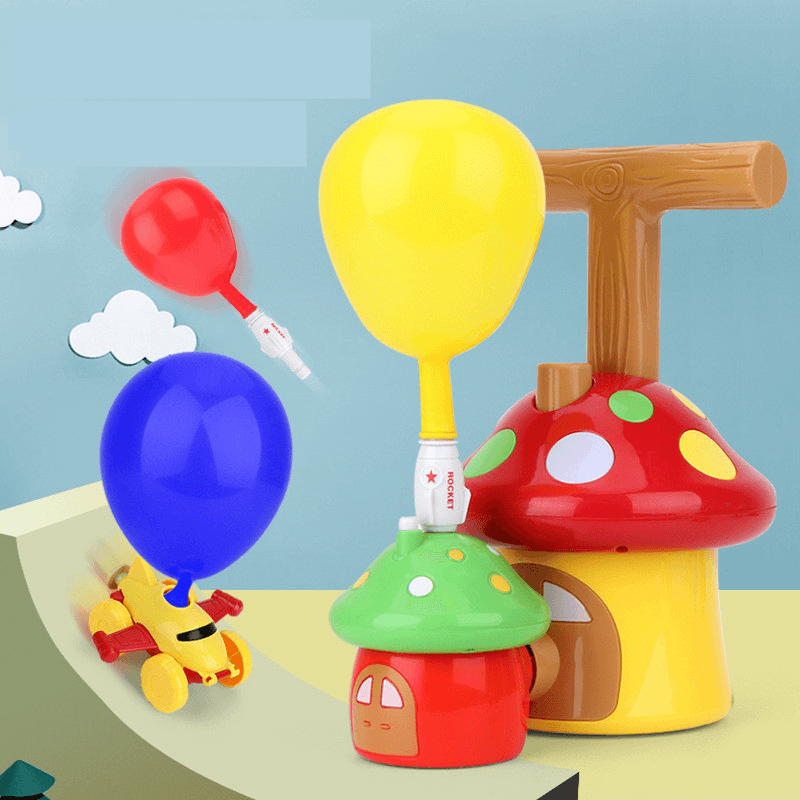 Cartoon Mushroom Powered Balloon Car - MRSLM