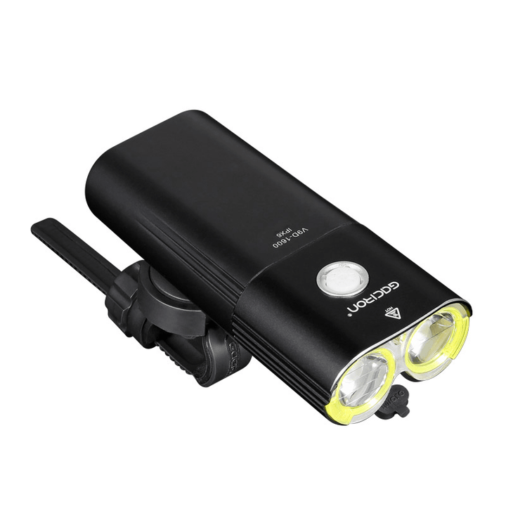 GACIRON 1600 LM Bike Front Headlight Cycling Bicycle Rechargeable Flashlight IPX6 Waterproof 5000Mah Power Bank Bike Accessories - MRSLM