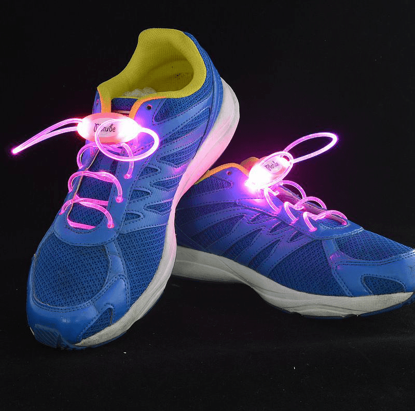 4Th Generation LED Glowing Shoelaces Flash Shoelaces Shoe Strap Outdoor Dance Party Supplies - MRSLM