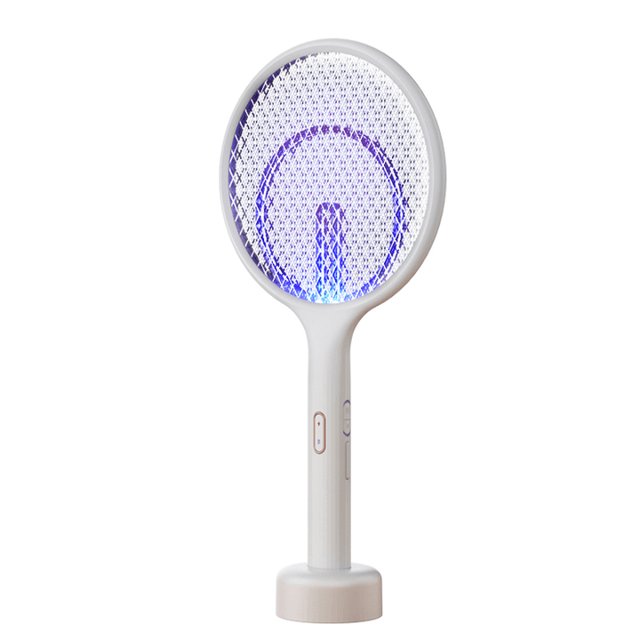 USAMS US-ZB144/ US-ZB145 Electric Mosquito Swatter LED UV Light 3500V Mosquitoes Trap Swatter - MRSLM