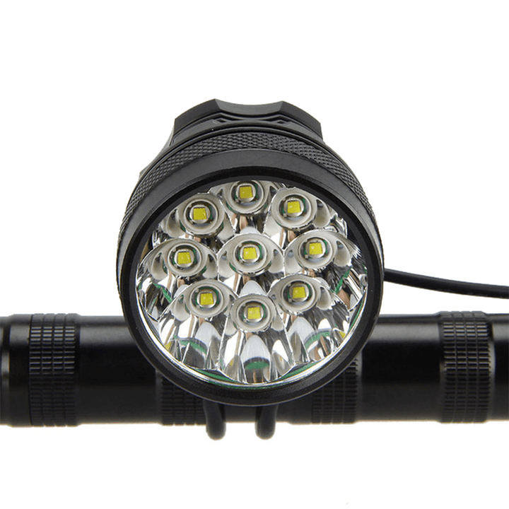 XANES ML02 4500LM 9T6 Super Bright Mountain Bike Light IP65 Waterproof Intelligent Circuit Control - MRSLM