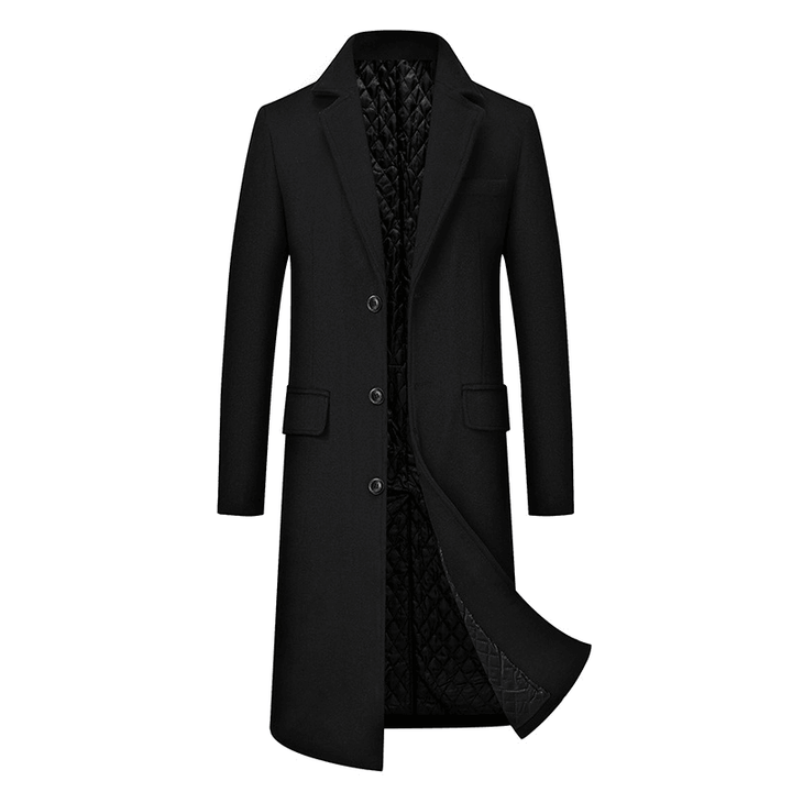 Men Casual plus Cotton Long Coat - MRSLM