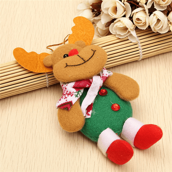 Snowman Bear Elk Ornament Christmas Classical Tree Decoration Home Decor - MRSLM