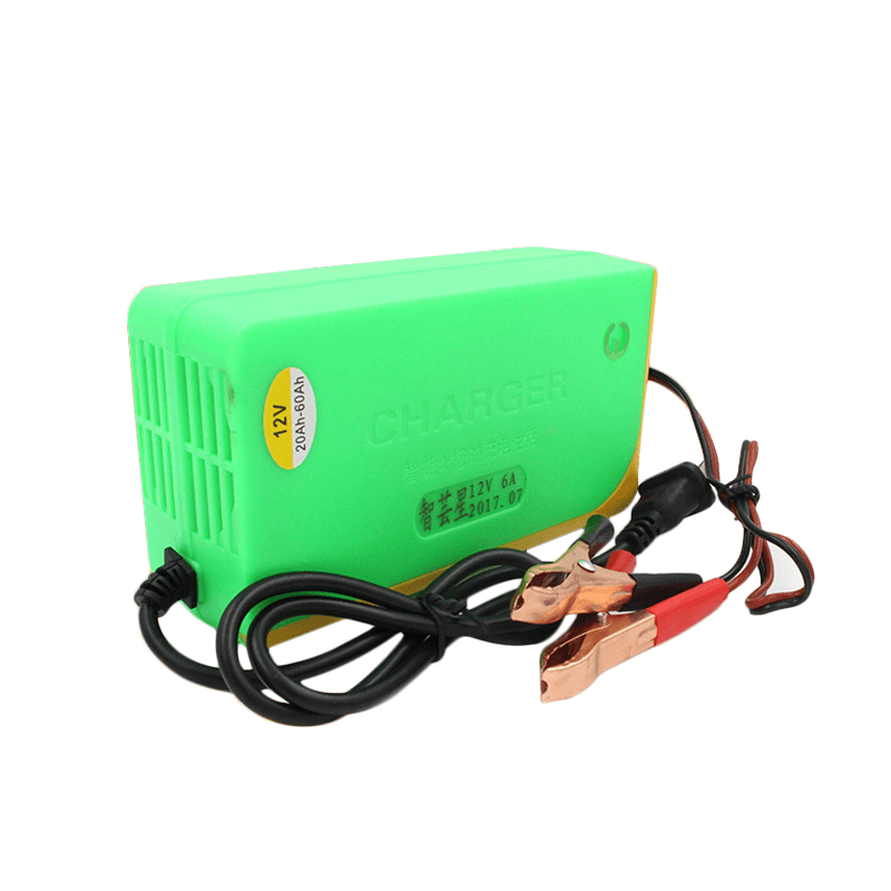 BIKIGHT 001 12V 6A Motorcycle Electric Bicycle 20-60AH Lead Acid Battery Charger Pulse Smart Charger - MRSLM