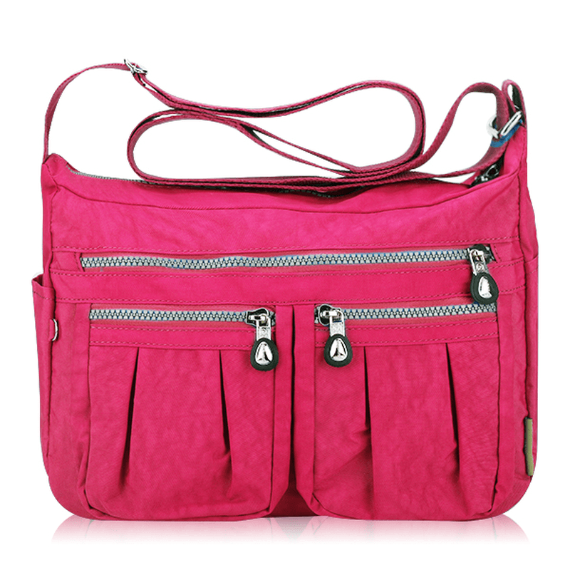 Women Nylon Light Weight Bag Casual Outdooor Waterproof Shoulder Bag Crossbody Bag - MRSLM