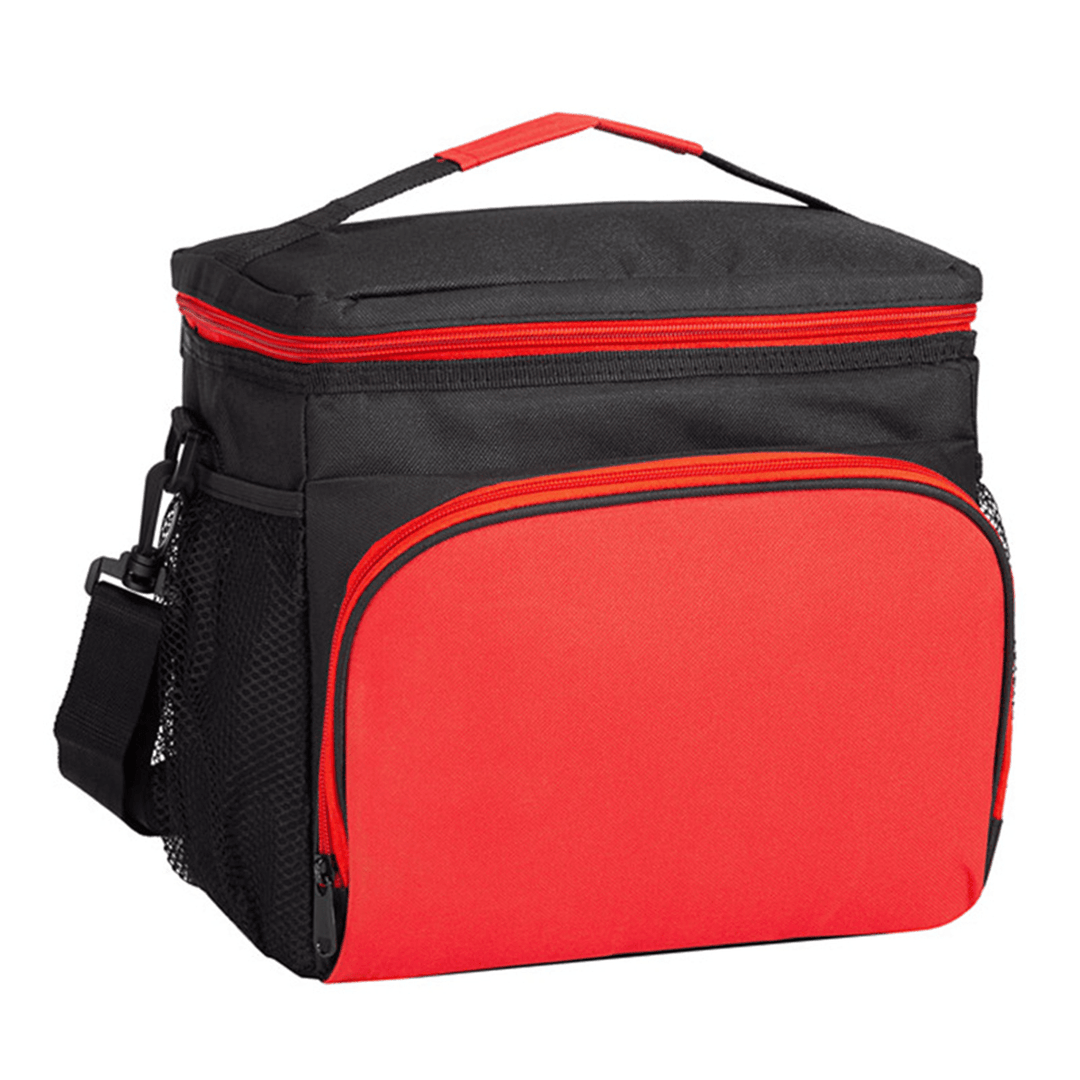 Large Capacity Insulated Portable Lunch Bag with Mesh Pocket Thermal Picnic Food Bag Waterproof Lunch Box - MRSLM